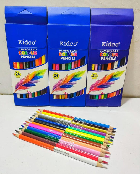 Kidco 24 Pencil Colors Double Sided