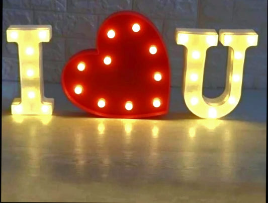 Led I Love You Sign
