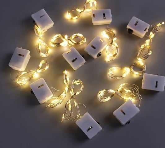 Small Battery-Operated Fairy Lights for Acrylic Box Decor ( 3 modes)
