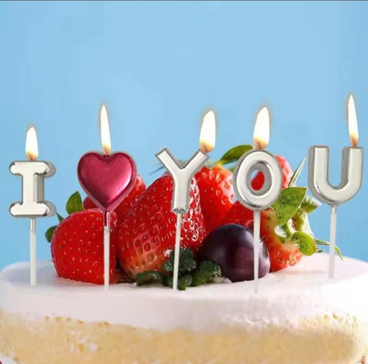 I Love You Candles