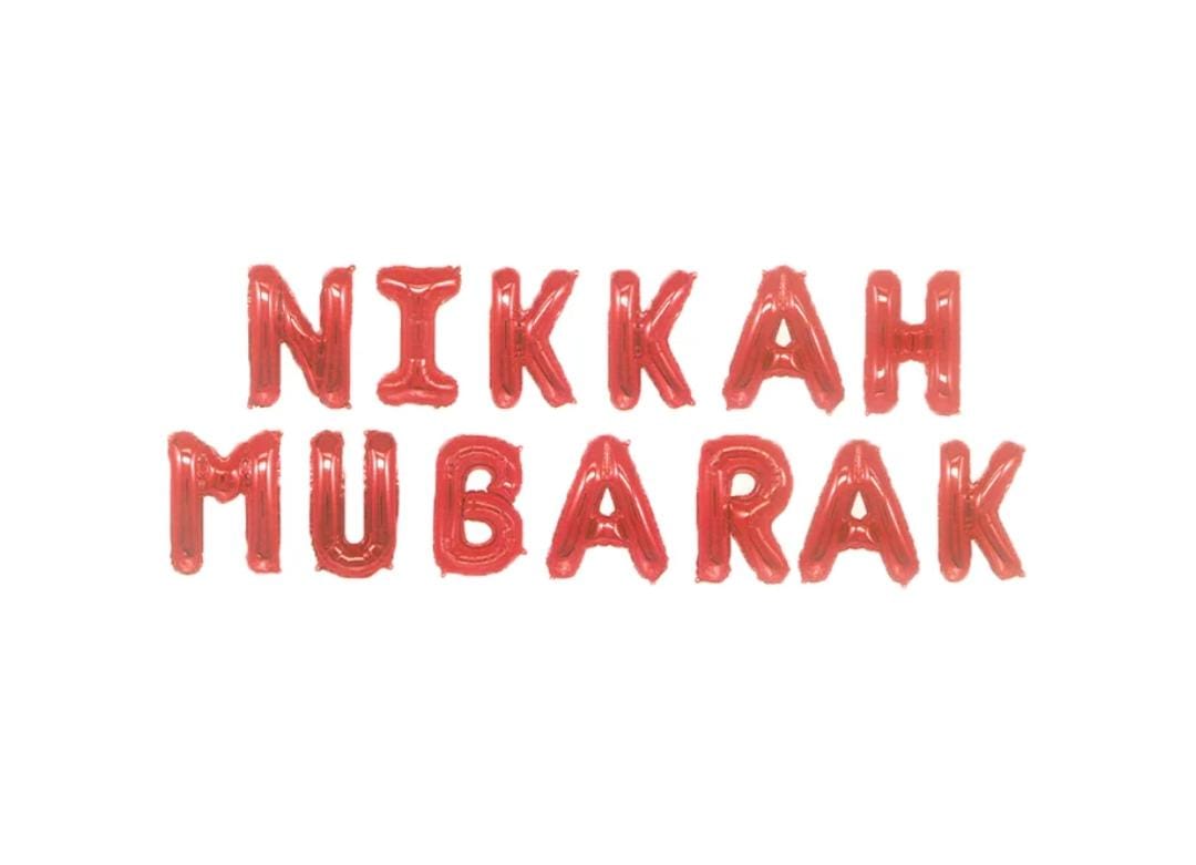 Nikkah Mubarak Banner