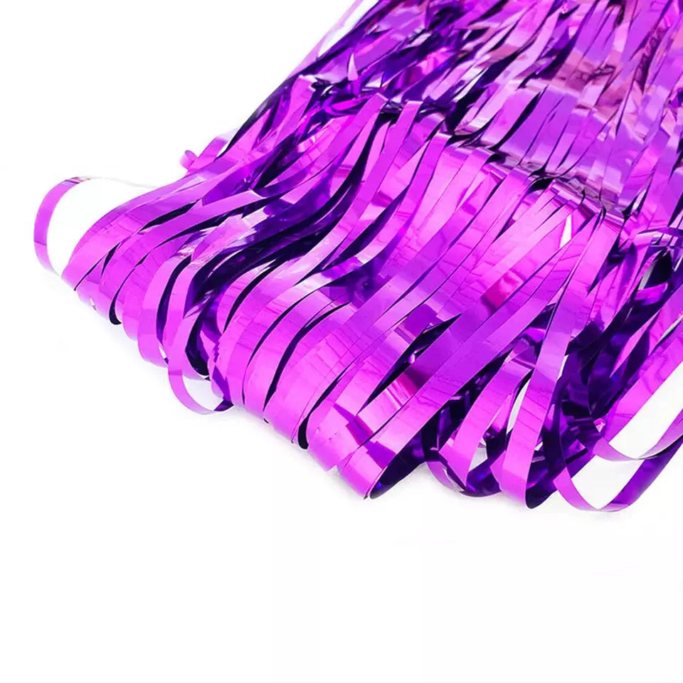 foil fringe curtain