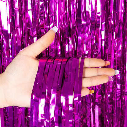 foil fringe curtain