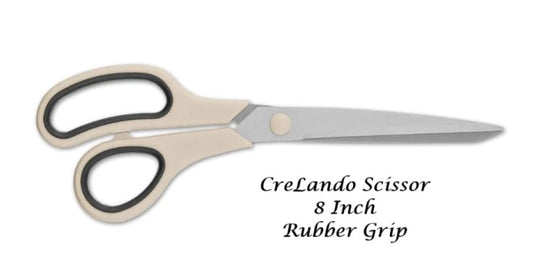 Scissor 8 Inch Rubber Grip