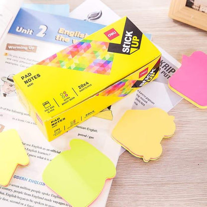 Deli EA03102 Shaped Sticky Notes