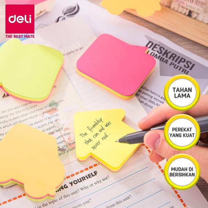 Deli EA03102 Shaped Sticky Notes